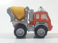 2000 Maisto Hasbro Tonka Lil Chuck & Friends Cement Mixing Truck Orange Grey Yellow Die Cast Toy Car Vehicle