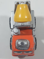2000 Maisto Hasbro Tonka Lil Chuck & Friends Cement Mixing Truck Orange Grey Yellow Die Cast Toy Car Vehicle