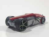 2014 Hot Wheels Double Jump Duel Buzz Bomb Yellow Die Cast Toy Car Vehicle No Wings