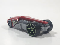 2014 Hot Wheels Double Jump Duel Buzz Bomb Yellow Die Cast Toy Car Vehicle No Wings