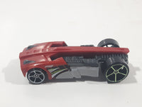 2014 Hot Wheels Double Jump Duel Buzz Bomb Yellow Die Cast Toy Car Vehicle No Wings