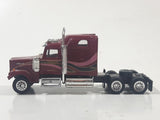 Can-Am West Abbotsford Western Star Semi Truck Maroon Red Die Cast Toy Car Vehicle