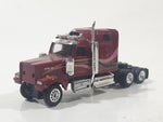 Can-Am West Abbotsford Western Star Semi Truck Maroon Red Die Cast Toy Car Vehicle