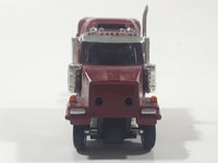 Can-Am West Abbotsford Western Star Semi Truck Maroon Red Die Cast Toy Car Vehicle