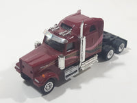 Can-Am West Abbotsford Western Star Semi Truck Maroon Red Die Cast Toy Car Vehicle