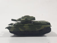 Unknown Brand Military Army Tank Camouflage Green Die Cast Toy Car Vehicle