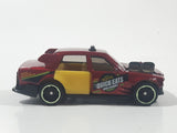 2021 Hot Wheels HW City Time Attaxi Metalflake Dark Red Die Cast Toy Car Vehicle