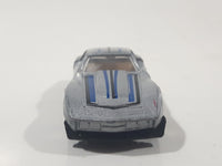 Soma Super Wheels 1973 Chevrolet Corvette Silver Die Cast Toy Car Vehicle