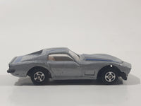 Soma Super Wheels 1973 Chevrolet Corvette Silver Die Cast Toy Car Vehicle