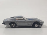 Soma Super Wheels 1973 Chevrolet Corvette Silver Die Cast Toy Car Vehicle