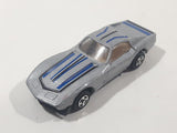 Soma Super Wheels 1973 Chevrolet Corvette Silver Die Cast Toy Car Vehicle