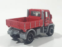 2019 Matchbox MBX Construction 2006 Mercedes-Benz Unimog U300 Red Die Cast Toy Car Vehicle