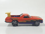 2001 Hot Wheels '68 El Camino Orange Die Cast Toy Muscle Car Vehicle