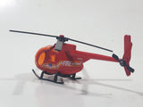 RealToy F.D.N.Y. Helicopter Red Die Cast Toy Aircraft Vehicle