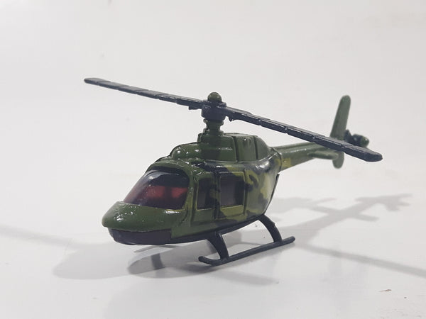 Helicopter Army Green Die Cast Toy Aircraft Vehicle