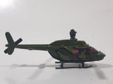 Helicopter Army Green Die Cast Toy Aircraft Vehicle