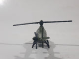 Helicopter Army Green Die Cast Toy Aircraft Vehicle