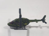 Helicopter Army Green Die Cast Toy Aircraft Vehicle