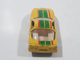 Soma Super Wheels Corvette C4 Yellow Die Cast Toy Car Vehicle with Opening Doors