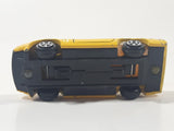 Soma Super Wheels Corvette C4 Yellow Die Cast Toy Car Vehicle with Opening Doors