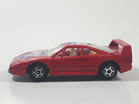 Soma Super Wheels Ferrari F40 Red Die Cast Toy Car Vehicle