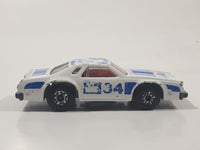 Vintage 1980 Lesney Products Matchbox Superfast No. 34 Chevy Pro Stocker White Lightning Die Cast Toy Race Car Vehicle