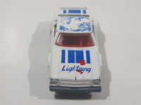 Vintage 1980 Lesney Products Matchbox Superfast No. 34 Chevy Pro Stocker White Lightning Die Cast Toy Race Car Vehicle