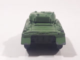 1999 Matchbox M4 A3 Sherman Tank Army Green Die Cast Toy Car Vehicle