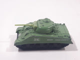 1999 Matchbox M4 A3 Sherman Tank Army Green Die Cast Toy Car Vehicle