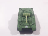 1999 Matchbox M4 A3 Sherman Tank Army Green Die Cast Toy Car Vehicle