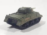 2000 Matchbox M4 A3 Sherman Tank Army Green Die Cast Toy Car Vehicle