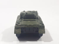 2000 Matchbox M4 A3 Sherman Tank Army Green Die Cast Toy Car Vehicle