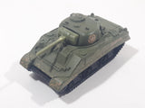 2000 Matchbox M4 A3 Sherman Tank Army Green Die Cast Toy Car Vehicle