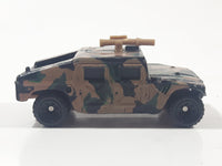 1998 Matchbox Hummer Humvee Army Camouflage Sand Beige Brown and Dark Green Die Cast Toy Car Military Vehicle
