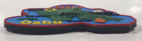 Oahu Hawaii 2 3/8" x 3 1/2" Rubber Fridge Magnet