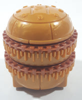 2002 McDonald's Battle Bots Big Mac Double Burger Pull Back 2 5/8" Tall Toy