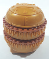 2002 McDonald's Battle Bots Big Mac Double Burger Pull Back 2 5/8" Tall Toy