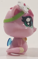 2012 Jakks Viacom and Rainbow Winx Club Love Pink Cat 1 3/4" Tall Toy Figure