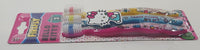 2020 Sanrio Hello Kitty Firefly 3 Pack Tooth Brushes Yellow Pink Blue New in Package