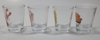 Friends Television Series 2 3/8" Tall Shooter Shot Glass Set of 4