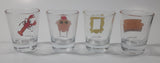 Friends Television Series 2 3/8" Tall Shooter Shot Glass Set of 4