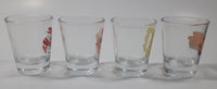 Friends Television Series 2 3/8" Tall Shooter Shot Glass Set of 4