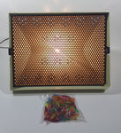 Vintage 1968 Hasbro Model No. 5455 Hassenfeld Bros. Canada Limited LR24153 110V 25W Lite Brite Toy Light Up Picture Toy with Bag of 136 Pegs