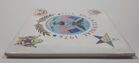 Vintage Ace Novelty & Printing Co. 1776 1976 Bicentennial 200 Years of Progress 6" x 6" Ceramic Tile Trivet