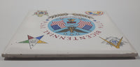 Vintage Ace Novelty & Printing Co. 1776 1976 Bicentennial 200 Years of Progress 6" x 6" Ceramic Tile Trivet