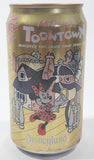 1989 Coca Cola Classic Caffeine Free Mickey's Toontown Disneyland Anaheim California 4 3/4" Tall Aluminum Metal Soda Pop Can NEVER OPENED