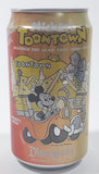 1986 Coca Cola Classic Mickey's Toontown Disneyland Anaheim California 4 3/4" Tall Aluminum Metal Soda Pop Can NEVER OPENED