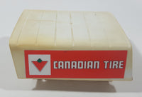 Rare Vintage Tonka Canadian Tire Pickup Truck with Box Cap and Driver 9 1/4" Long Pressed Steel and Plastic Toy Car Vehicle