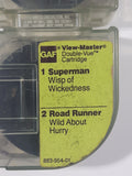 Vintage GAF View-Master Double-Vue Cartridge Picture Viewer Superman Wisp of Wickedness and Road Runner Wild About Hurry