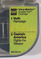 Vintage GAF View-Master Double-Vue Cartridge Picture Viewer Hulk Rampage and Captain America Fights the Sleeper